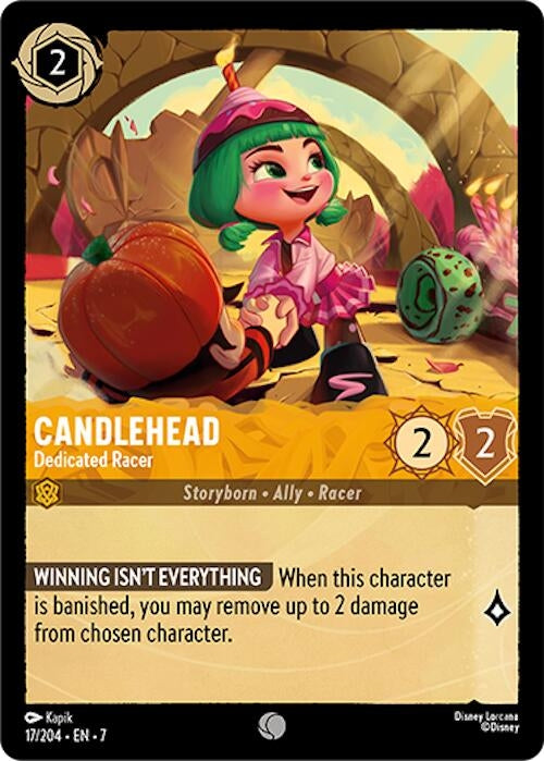 Candlehead - Dedicated Racer (17/204) (Archazia's Island)