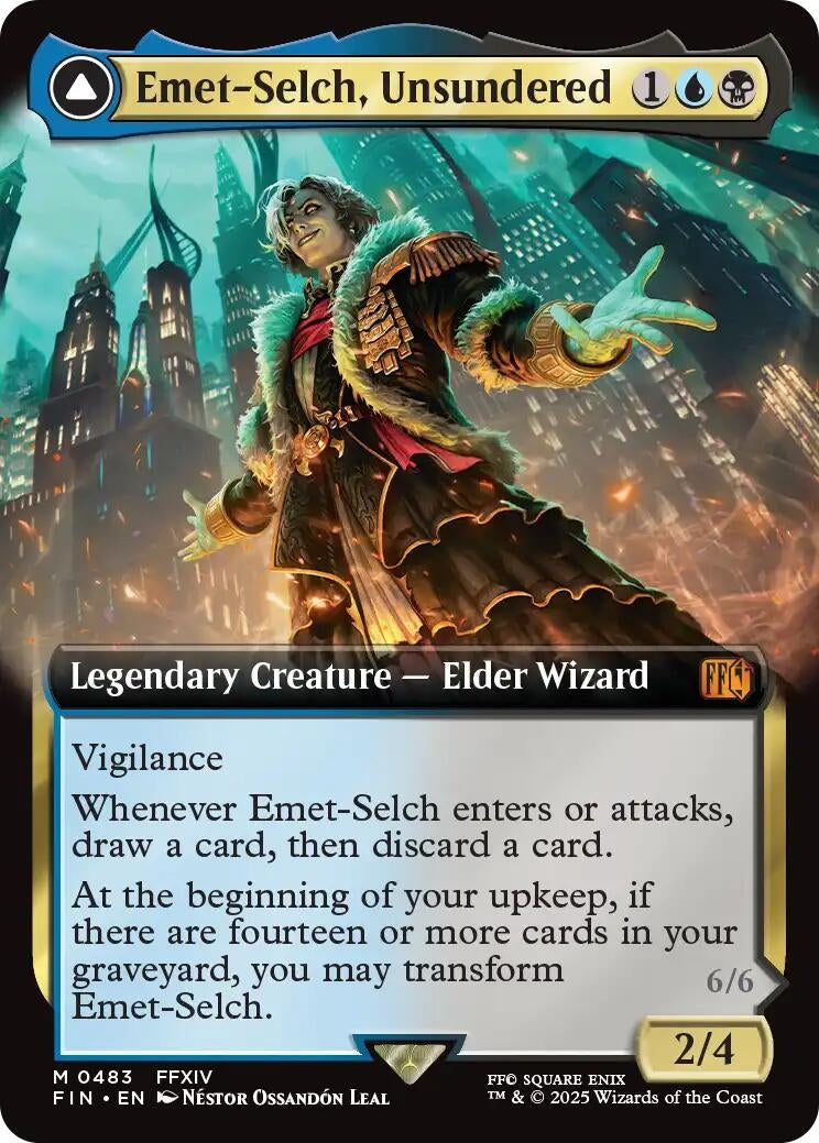 Image for Emet-Selch, Unsundered (Extended Art) (483) (FINAL FANTASY) - Magic: The Gathering