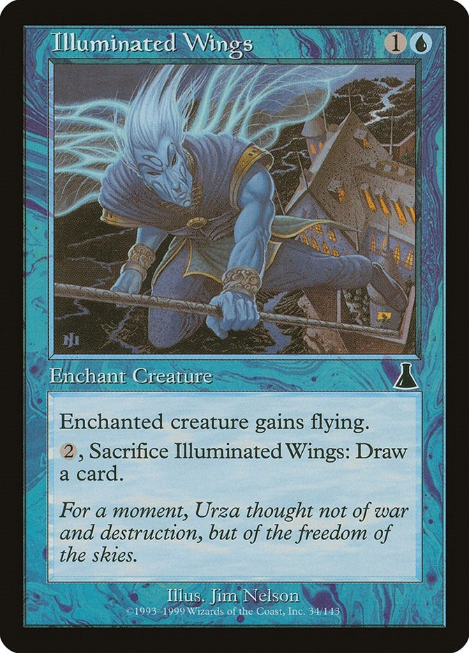 Illuminated Wings (34) (Urza's Destiny)