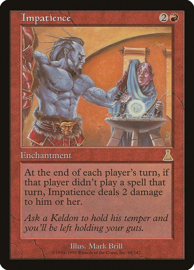 Impatience (88) (Urza's Destiny)
