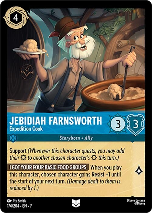 Jebidiah Farnsworth - Expedition Cook (174/204) (Archazia's Island)