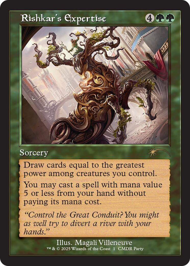 Rishkar's Expertise (Retro Frame) (1) (WPN & Gateway Promos) (WPN)
