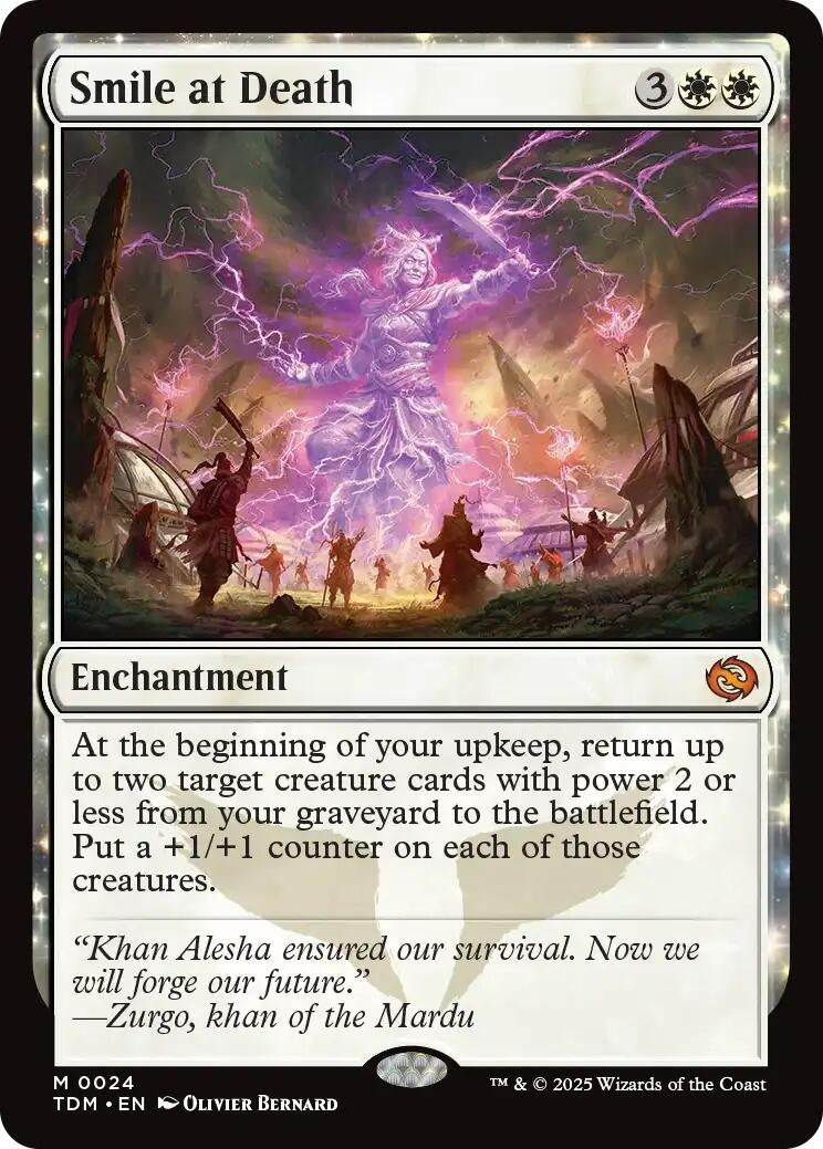 Smile at Death (24) (Tarkir: Dragonstorm) (TDM)
