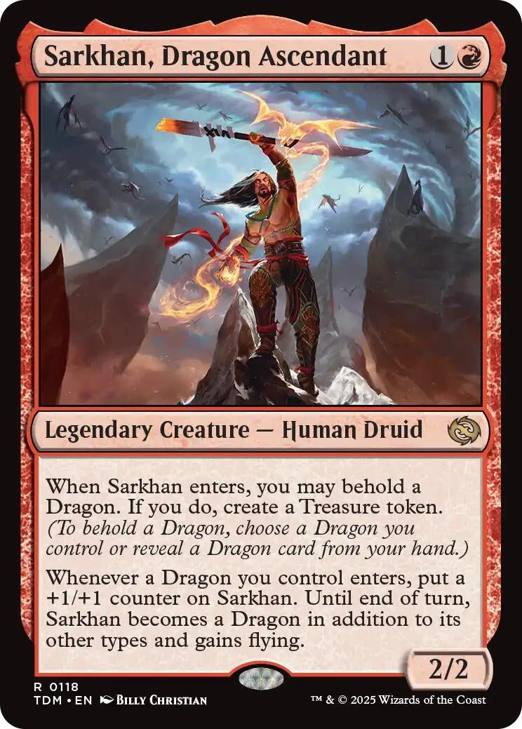 Sarkhan, Dragon Ascendant (118) (Tarkir: Dragonstorm) (TDM)