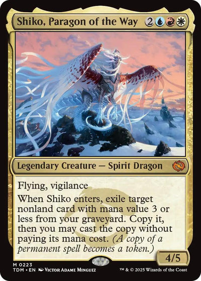 Shiko, Paragon of the Way (223) (Tarkir: Dragonstorm) (TDM)