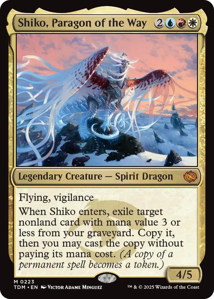 Shiko, Paragon of the Way (223) (Tarkir: Dragonstorm) (TDM)