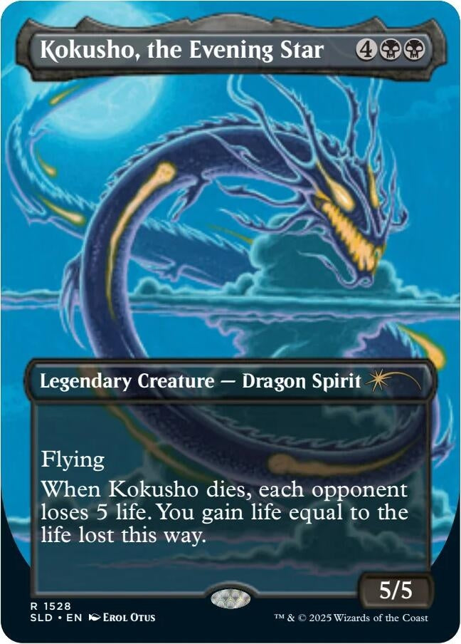 Kokusho, the Evening Star (Rainbow Foil) (1528) (Secret Lair Drop Series)