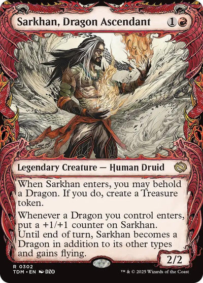 Sarkhan, Dragon Ascendant (0302) (Showcase) (302) (Tarkir: Dragonstorm) (TDM)