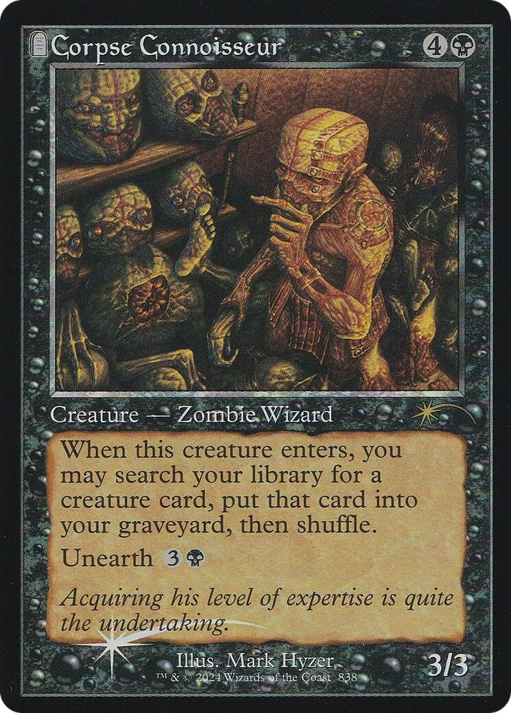 Corpse Connoisseur (Retro Frame) (838) (Secret Lair Drop Series)