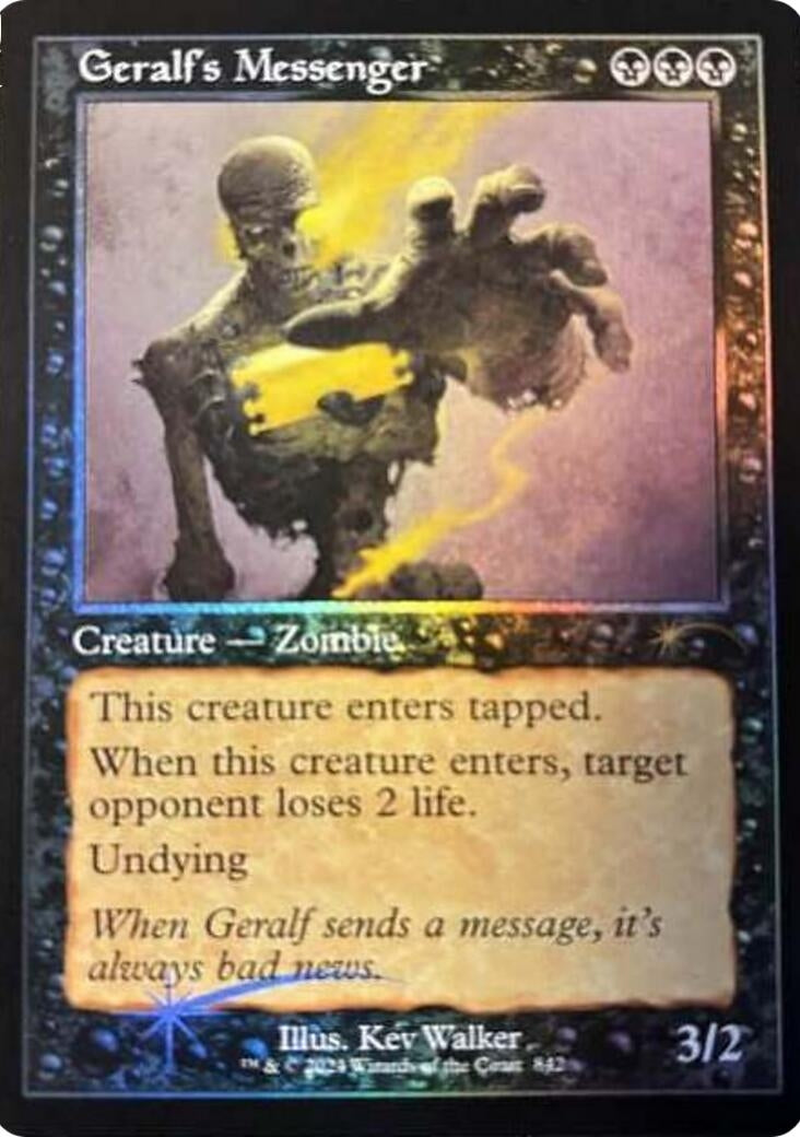 Geralf's Messenger (842) (Retro Frame) (842) (Secret Lair Drop Series)