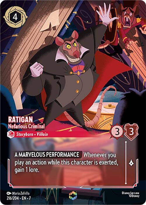 Ratigan - Nefarious Criminal (Enchanted) (216/204) (Archazia's Island)