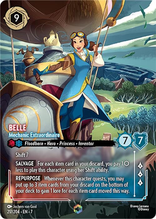 Belle - Mechanic Extraordinaire (Enchanted) (217/204) (Archazia's Island)