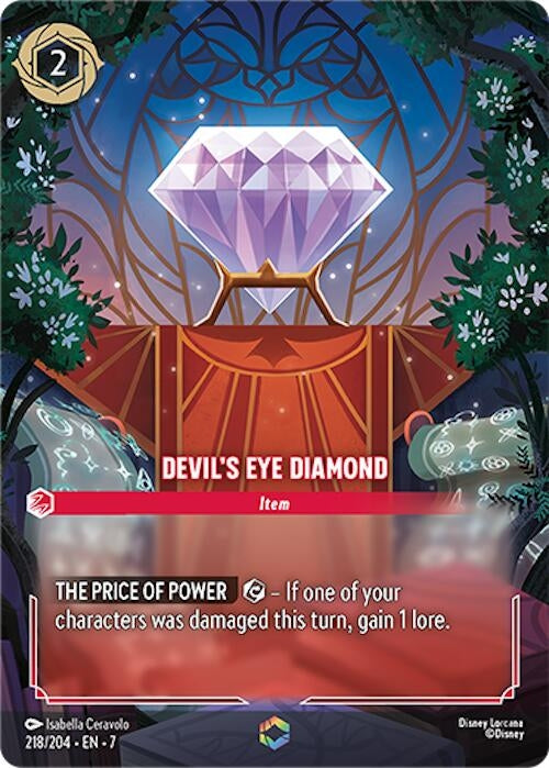 Devil's Eye Diamond (Enchanted) (218/204) (Archazia's Island)