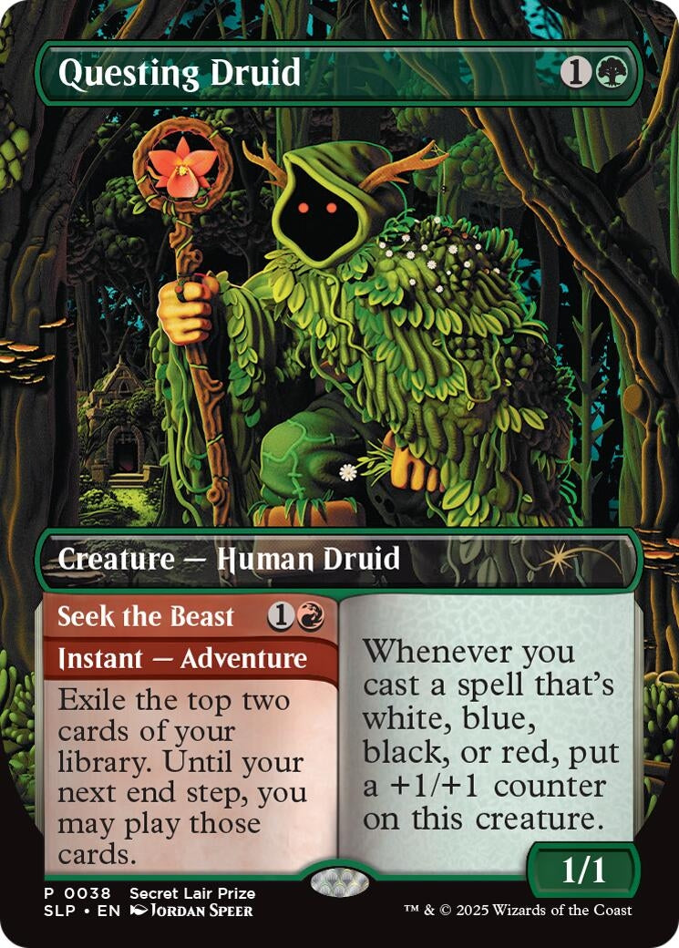 Questing Druid (38) (Secret Lair Showdown)