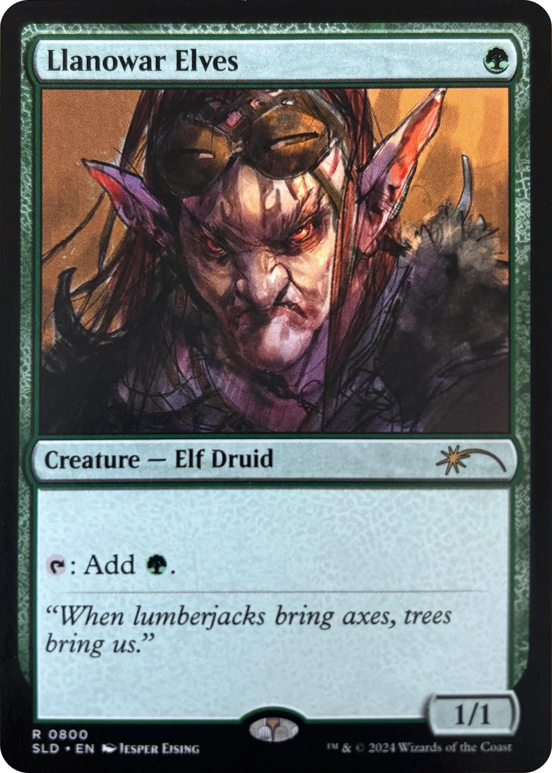 Llanowar Elves (0800) (800) (Secret Lair Drop Series)