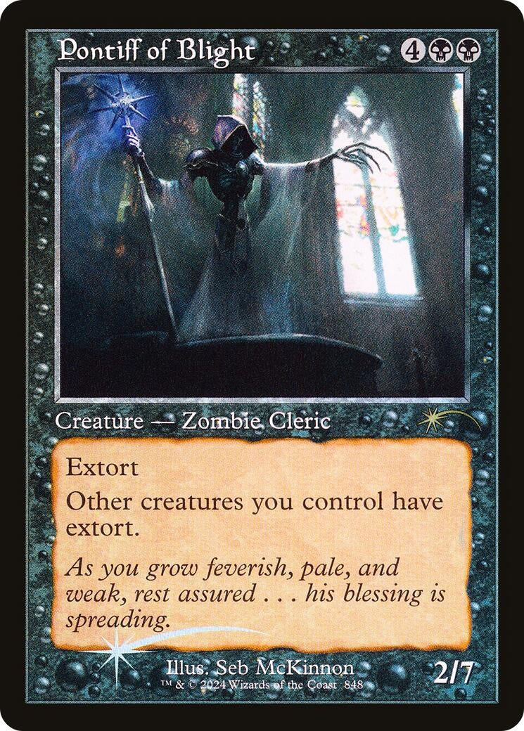 Pontiff of Blight (Retro Frame) (848) (Secret Lair Drop Series)