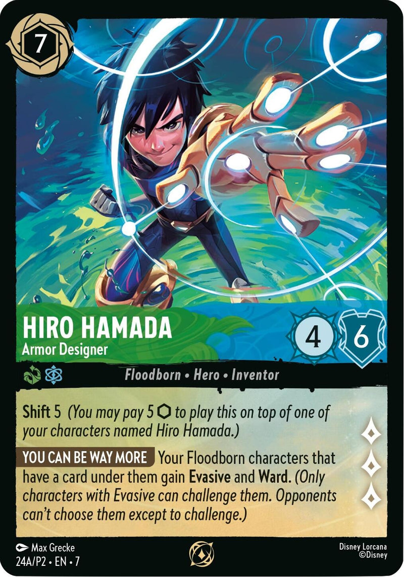Hiro Hamada - Armor Designer (Store Championship Participant) (24) (Disney Lorcana Promo Cards)