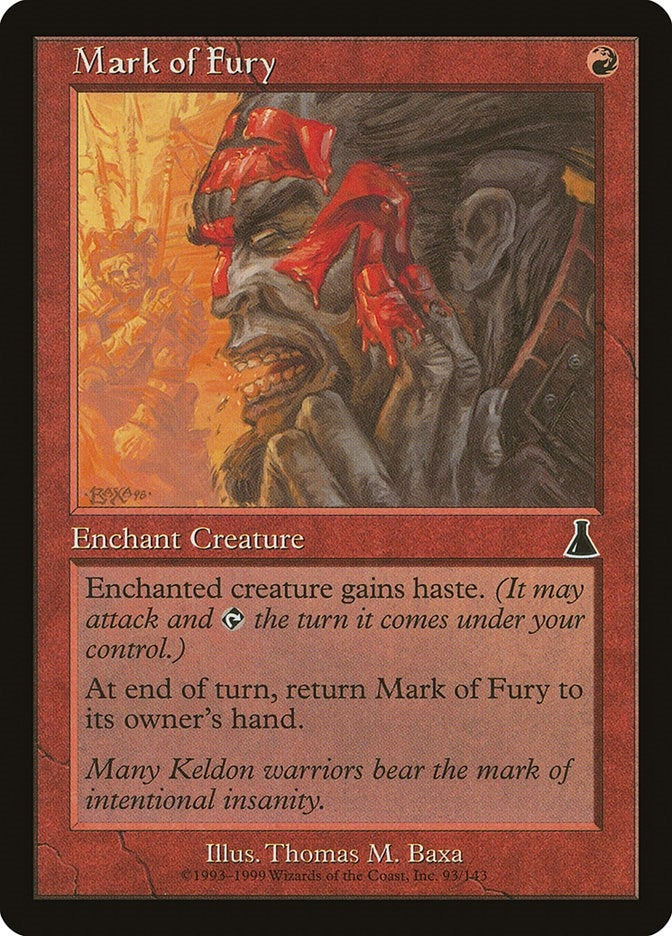Mark of Fury (93) (Urza's Destiny)