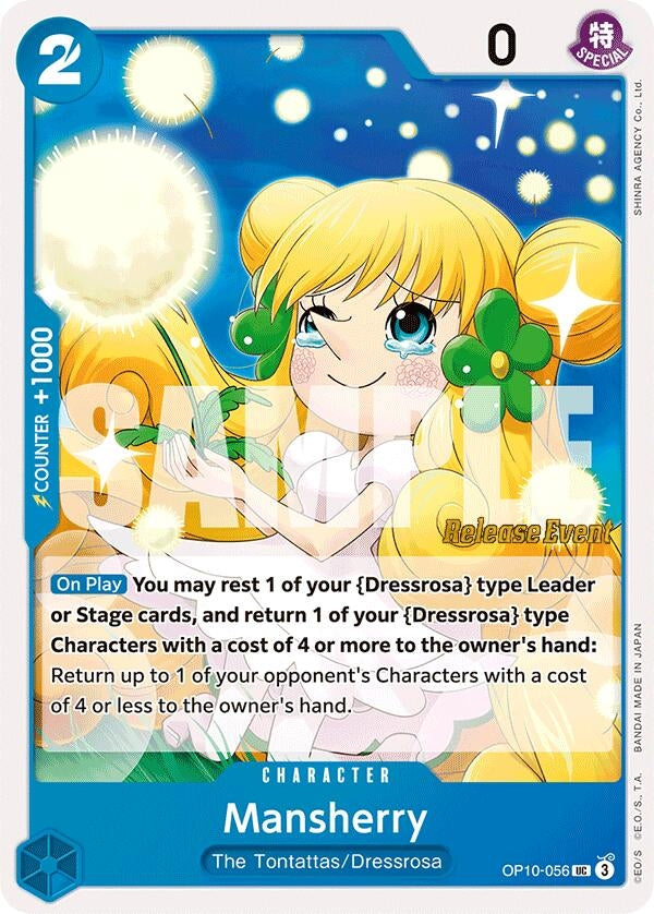Image for Mansherry (OP10-056) (Royal Blood Release Event Cards) - One Piece Card Game