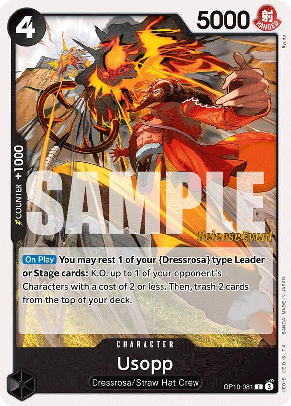 Image for Usopp (081) (OP10-081) (Royal Blood Release Event Cards) - One Piece Card Game