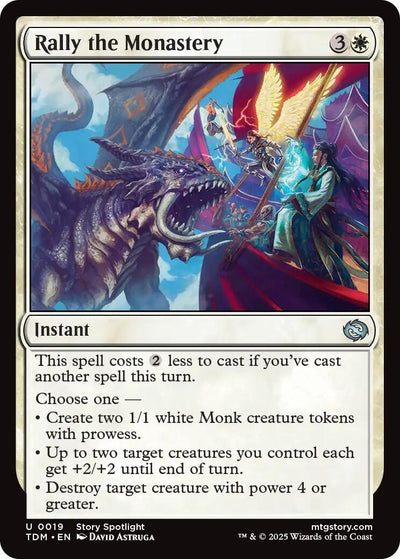 Rally the Monastery (19) (Tarkir: Dragonstorm) (TDM)