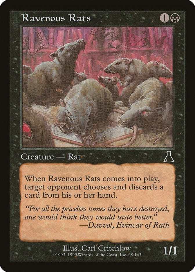 Ravenous Rats (68) (Urza's Destiny)