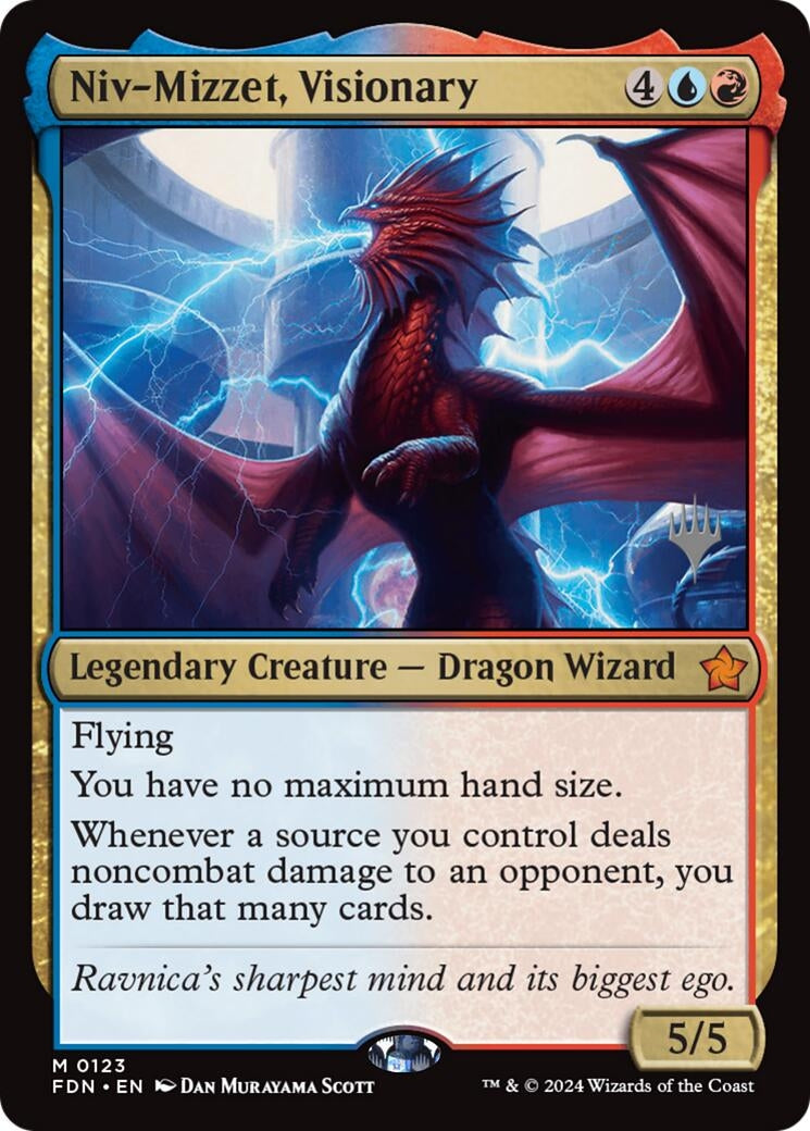 Niv-Mizzet, Visionary (123) (Promo Pack: Foundations)