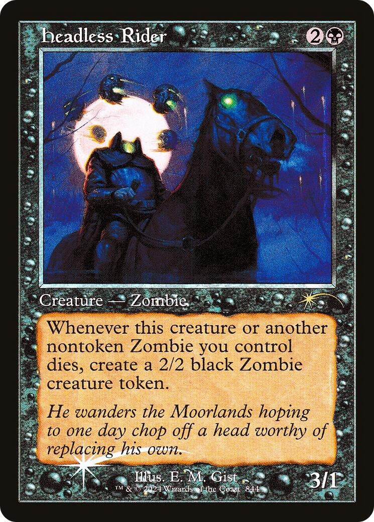 Headless Rider (Retro Frame) (844) (Secret Lair Drop Series)