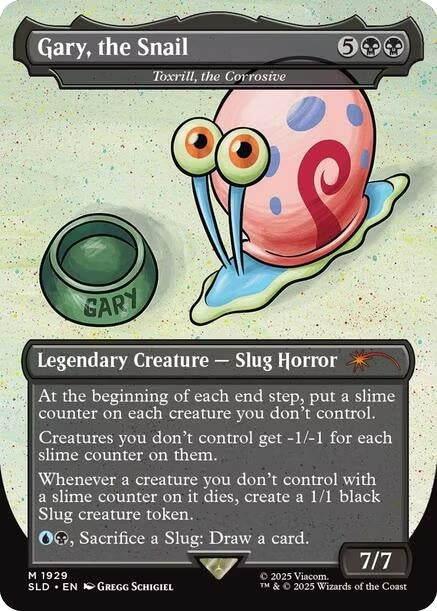 Gary, the Snail - Toxrill, the Corrosive (1929) (Secret Lair Drop Series) (SLD)