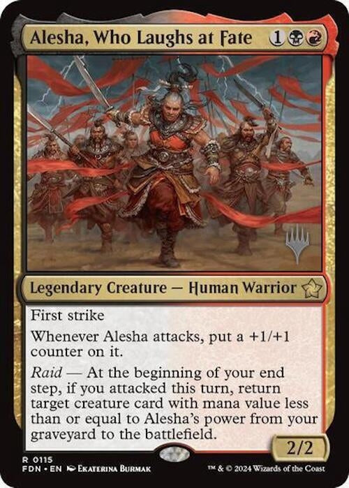 Alesha, Who Laughs at Fate (115) (Promo Pack: Aetherdrift)