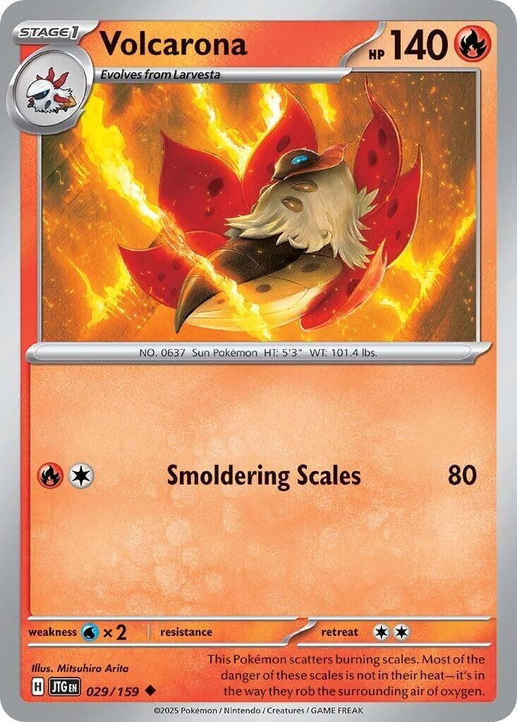 Image for Volcarona (029/159) (SV09: Journey Together) - Pokemon
