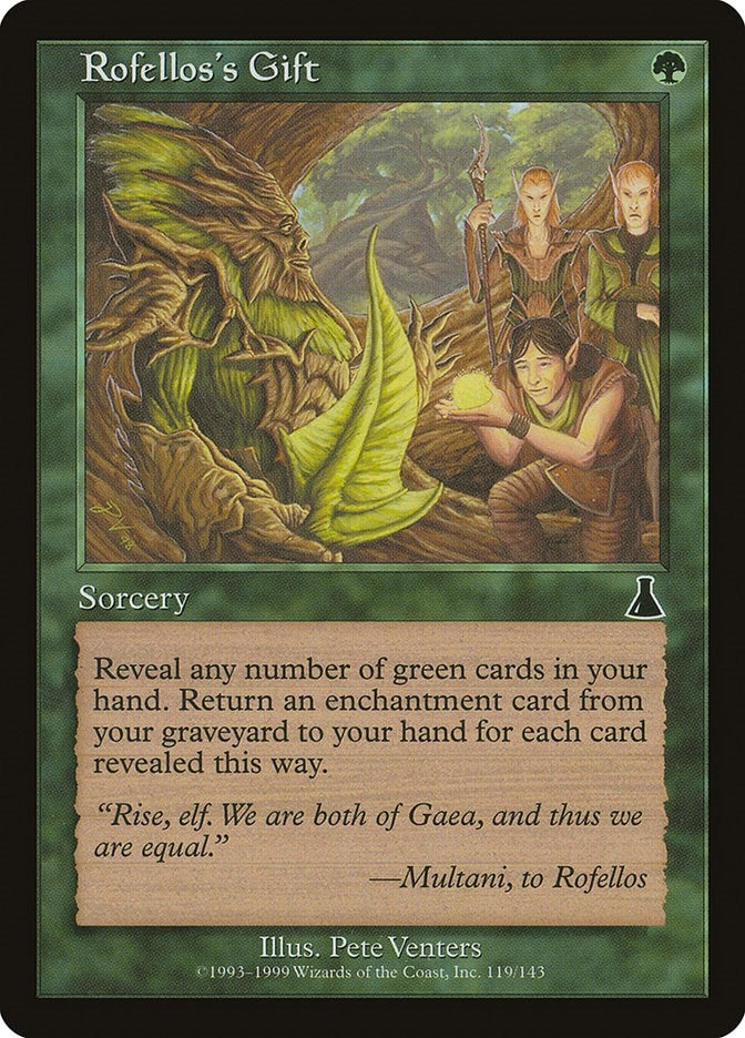 Rofellos's Gift (119) (Urza's Destiny)
