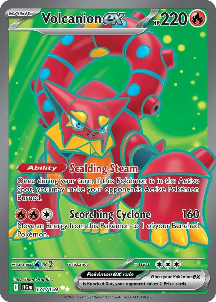 Volcanion ex (171/159) (SV09: Journey Together)