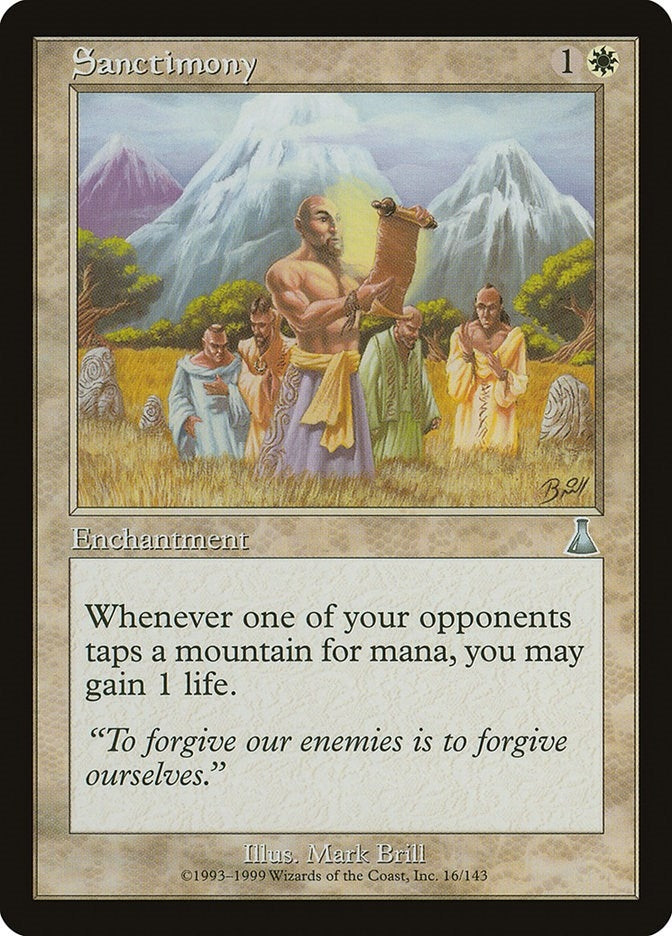Sanctimony (16) (Urza's Destiny)