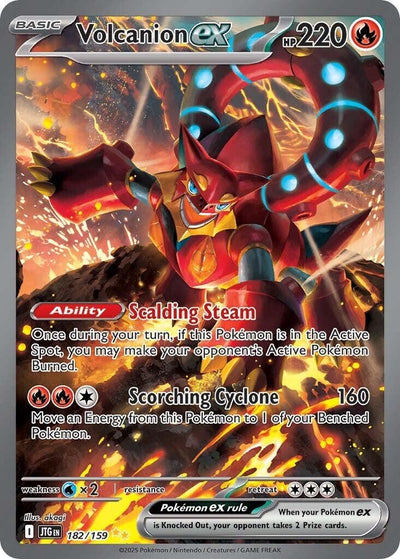 Volcanion ex (182/159) (SV09: Journey Together)