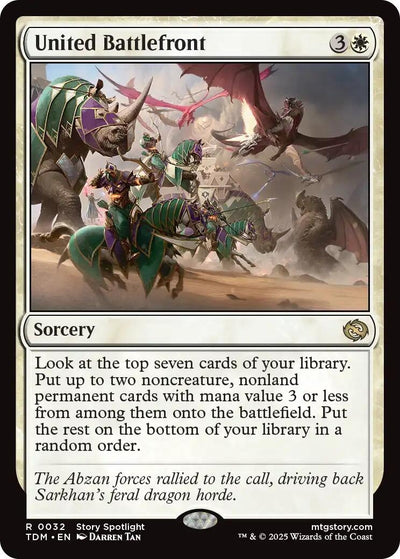 United Battlefront (32) (Tarkir: Dragonstorm) (TDM)