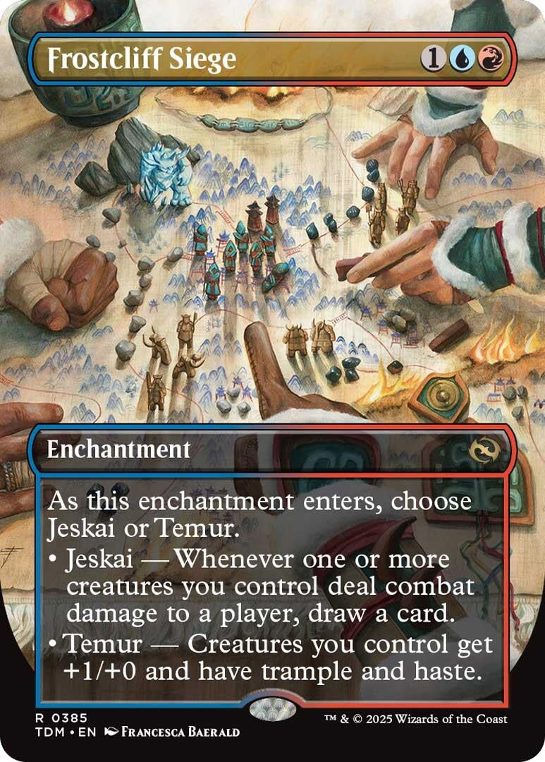 Frostcliff Siege (Borderless) (385) (Tarkir: Dragonstorm) (TDM)
