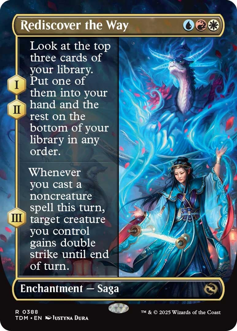 Rediscover the Way (Borderless) (388) (Tarkir: Dragonstorm) (TDM)