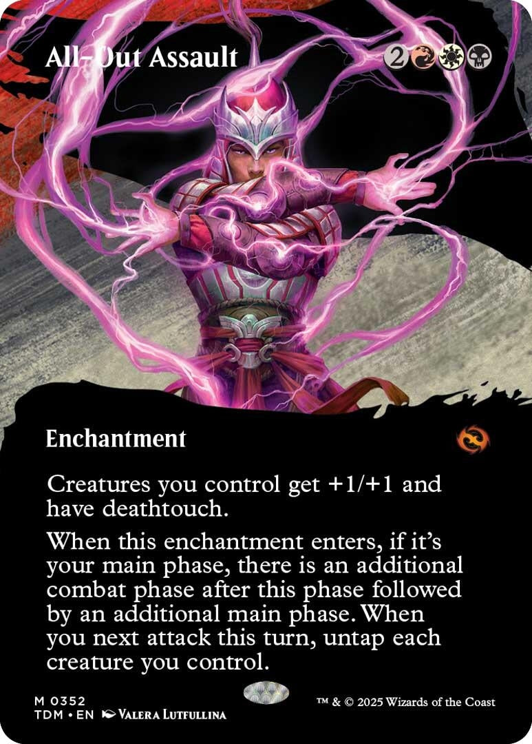 All-Out Assault (Borderless) (352) (Tarkir: Dragonstorm)