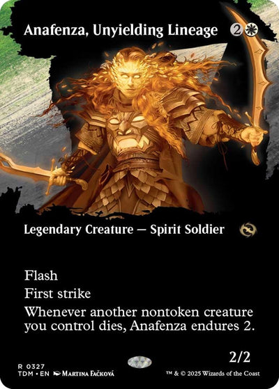 Anafenza, Unyielding Lineage (Borderless) (327) (Tarkir: Dragonstorm) (TDM)