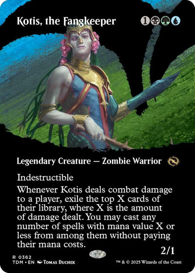 Kotis, the Fangkeeper (Borderless) (362) (Tarkir: Dragonstorm) (TDM)