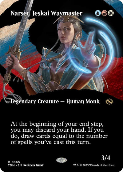 Narset, Jeskai Waymaster (Borderless) (365) (Tarkir: Dragonstorm) (TDM)