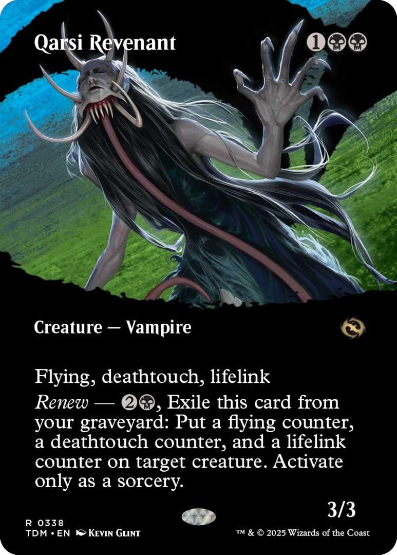 Qarsi Revenant (Borderless) (338) (Tarkir: Dragonstorm) (TDM)