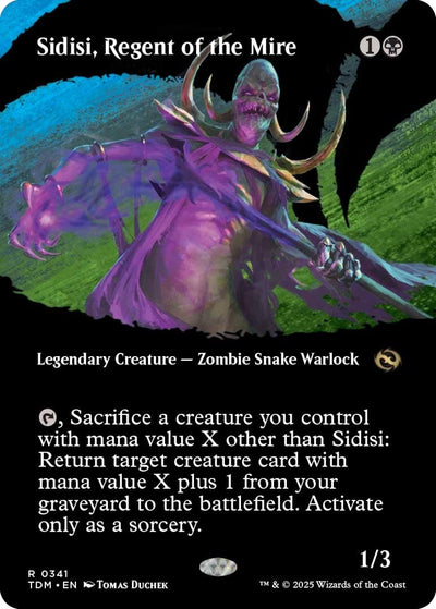 Sidisi, Regent of the Mire (Borderless) (341) (Tarkir: Dragonstorm) (TDM)