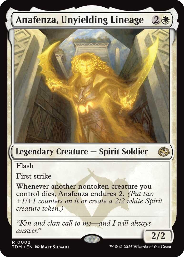 Anafenza, Unyielding Lineage (2) (Tarkir: Dragonstorm) (TDM)