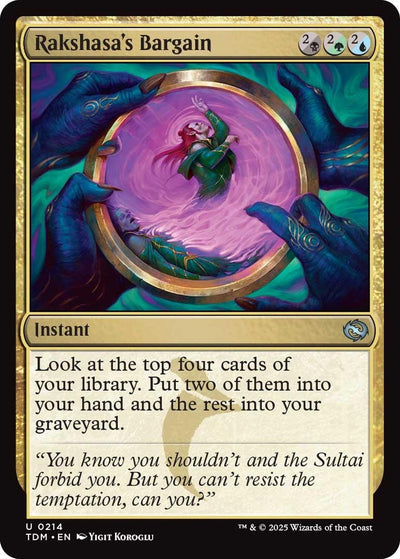 Rakshasa's Bargain (214) (Tarkir: Dragonstorm) (TDM)