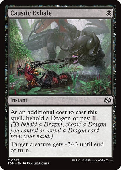 Caustic Exhale (74) (Tarkir: Dragonstorm) (TDM)