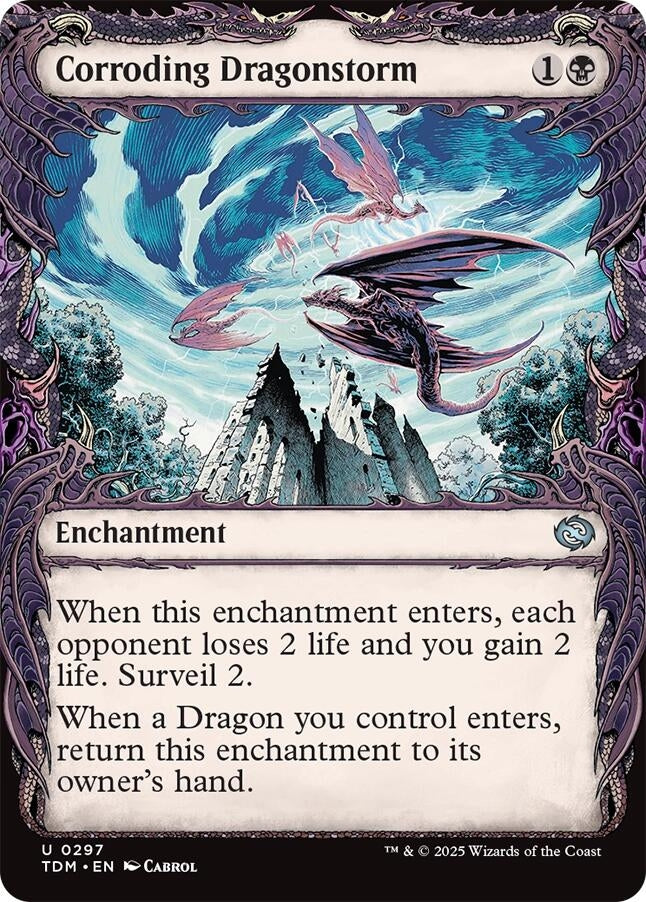 Corroding Dragonstorm (Showcase) (297) (Tarkir: Dragonstorm) (TDM)