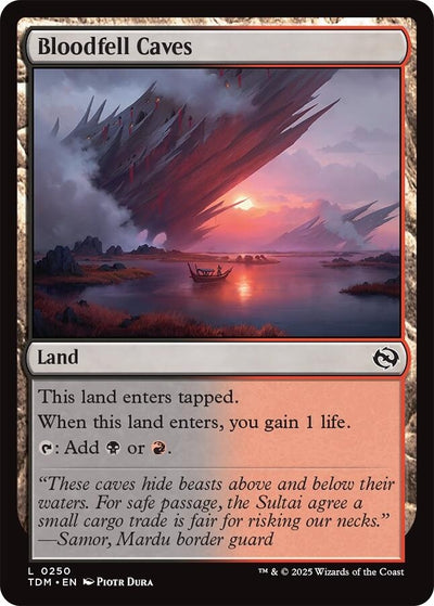 Bloodfell Caves (250) (Tarkir: Dragonstorm) (TDM)