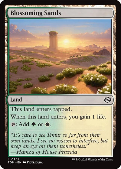 Blossoming Sands (251) (Tarkir: Dragonstorm) (TDM)